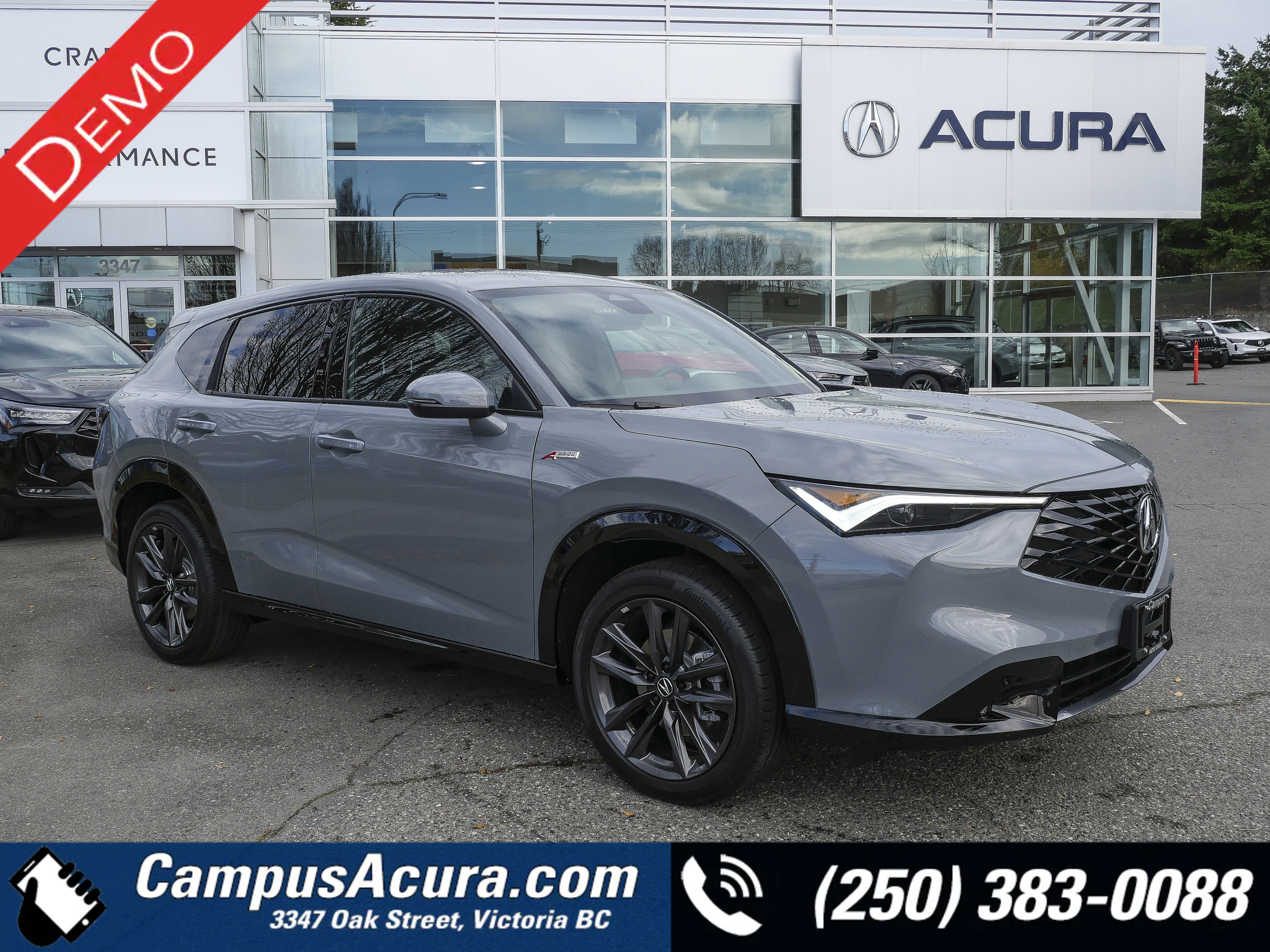Gray 2025 Acura ADX SUV / Crossover All-Wheel Drive Continuously Variable Transmission