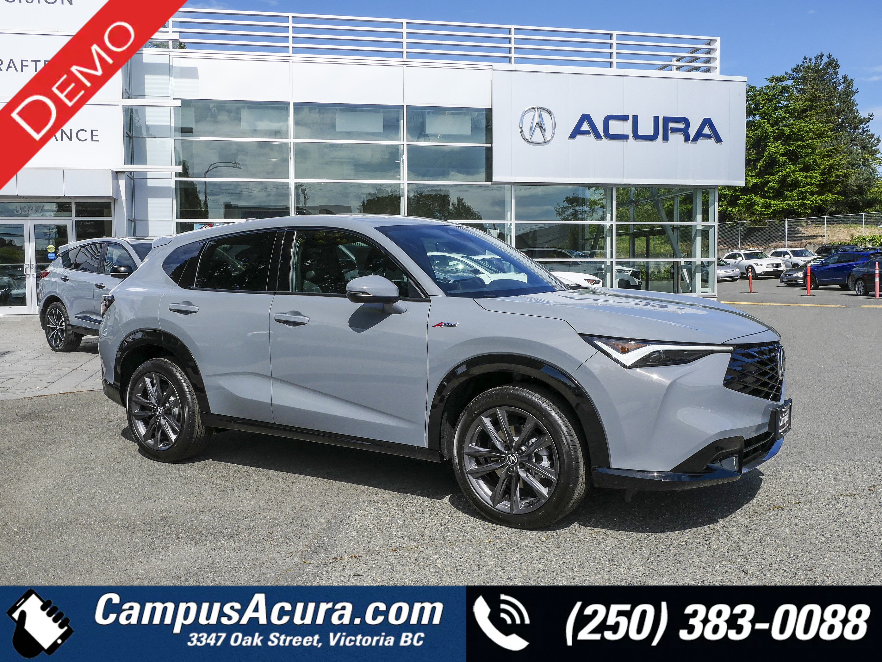 Gray 2025 Acura ADX SUV / Crossover All-Wheel Drive Continuously Variable Transmission