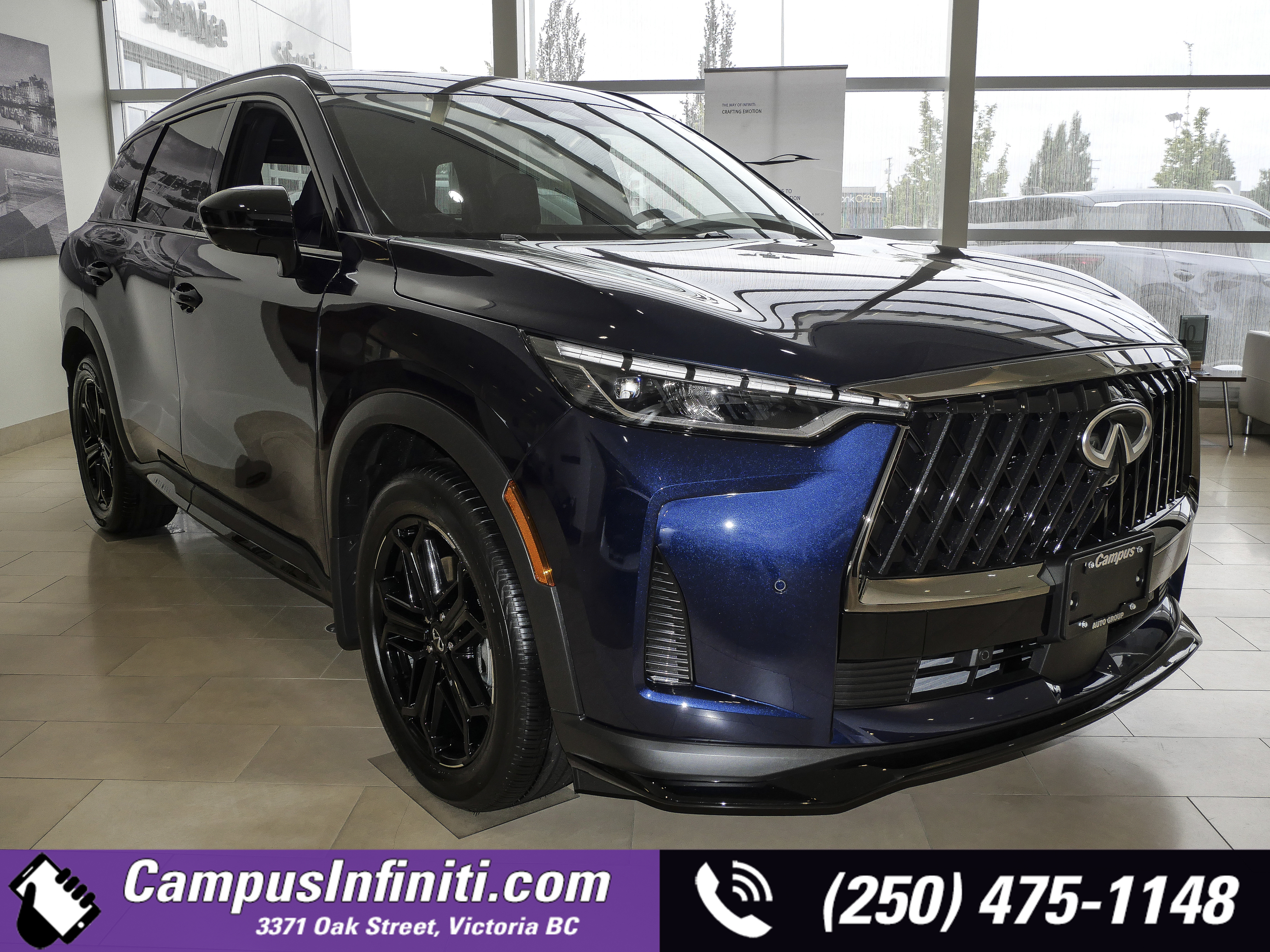 Blue 2026 INFINITI QX60 SUV / Crossover All-Wheel Drive 9-Speed Automatic