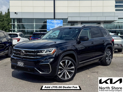 Black 2022 Volkswagen Atlas SUV / Crossover Automatic
