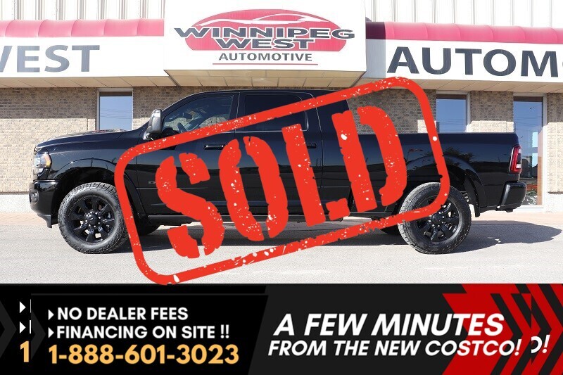Black 2024 RAM 3500 Pickup Truck Four-Wheel Drive 6-Speed Automatic