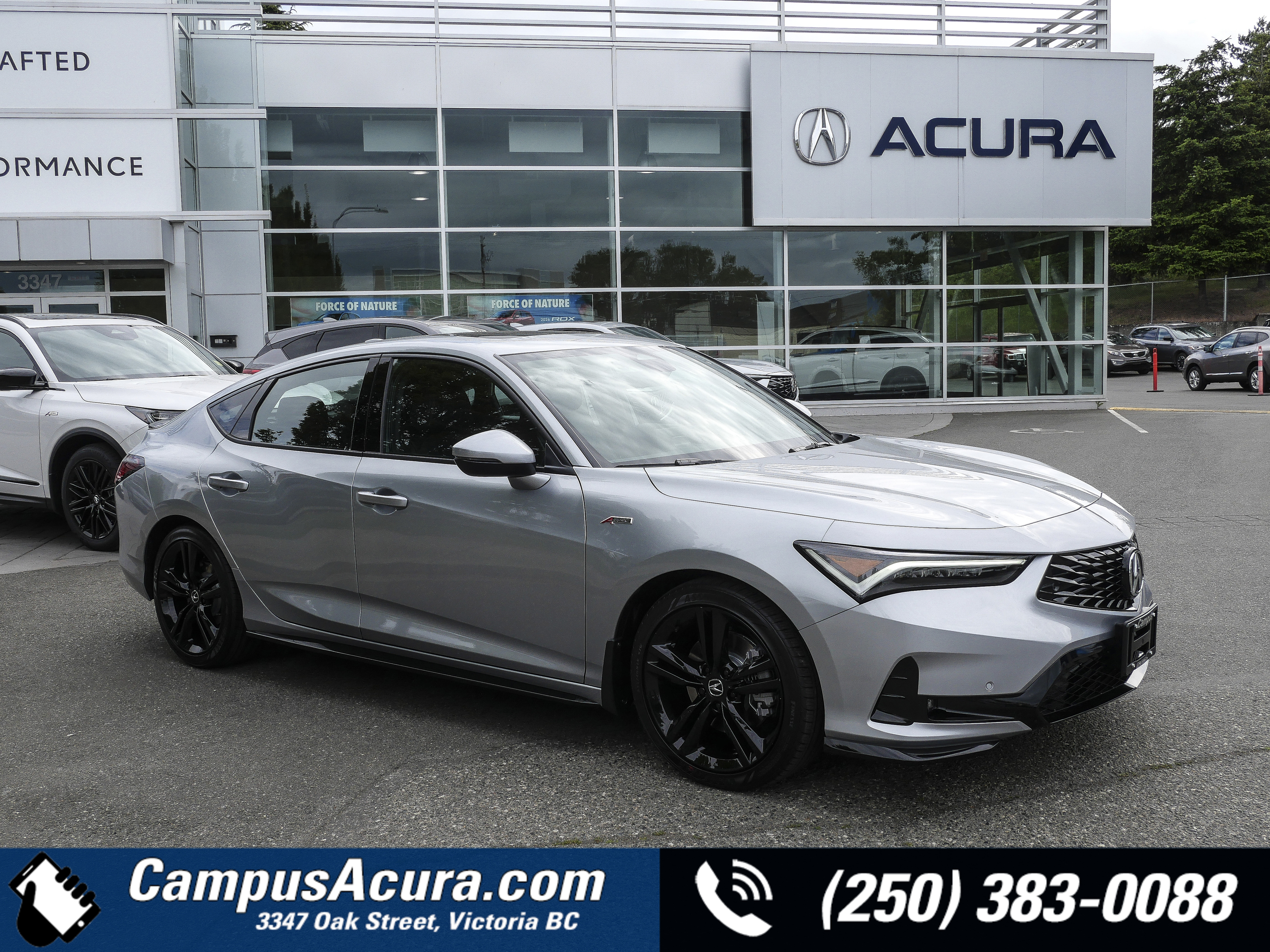 Silver 2026 Acura Integra Sedan Continuously Variable Transmission