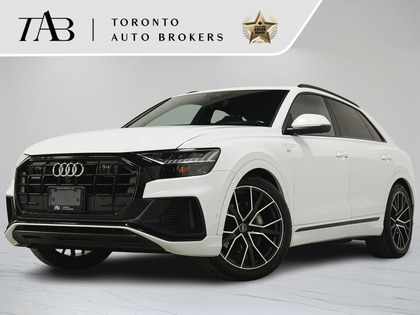 used 2021 Audi Q8 car, priced at $46,900