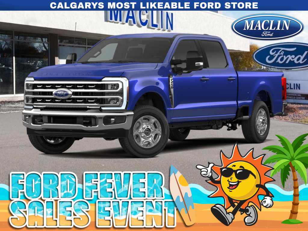 Blue 2026 Ford F-250 Super Duty Pickup Truck Four-Wheel Drive