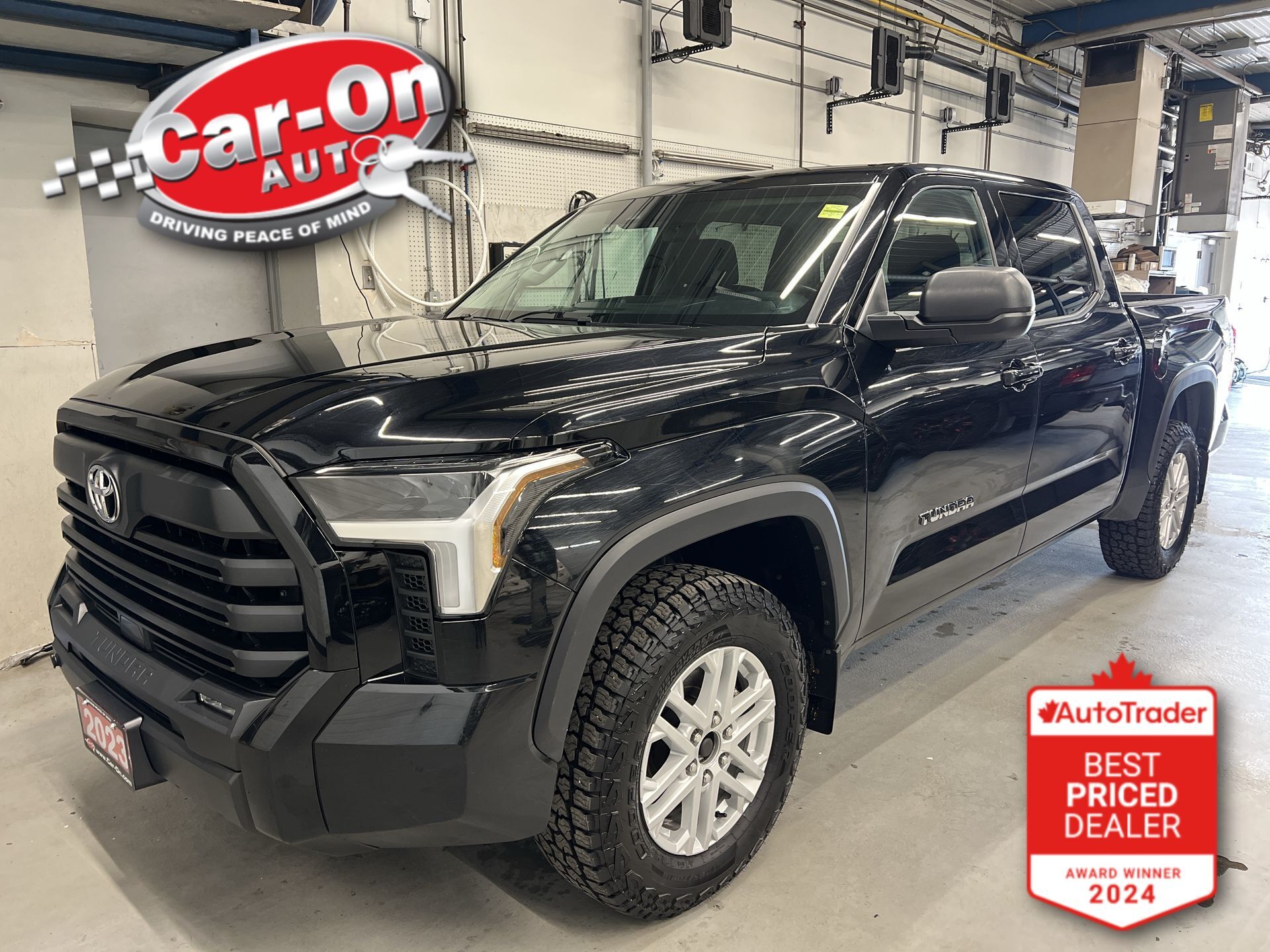 Black 2023 Toyota Tundra Pickup Truck Four-Wheel Drive Automatic