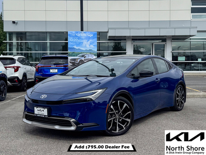 Blue 2024 Toyota Prius Prime Sedan Automatic