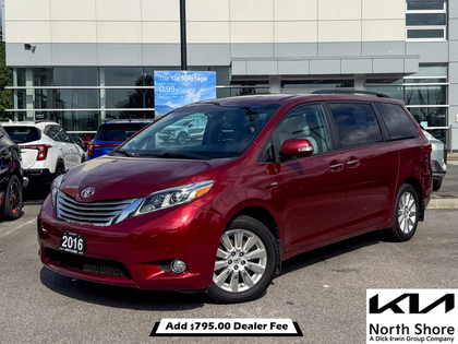 2016 Toyota Sienna Minivan Front-Wheel Drive Automatic
