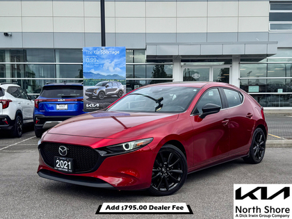Red 2021 Mazda MAZDA3 Sport Hatchback Automatic