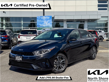 Black 2024 Kia Forte Sedan Automatic