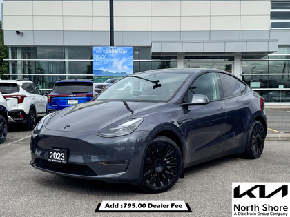 Gray 2023 Tesla Model Y SUV / Crossover All-Wheel Drive Automatic