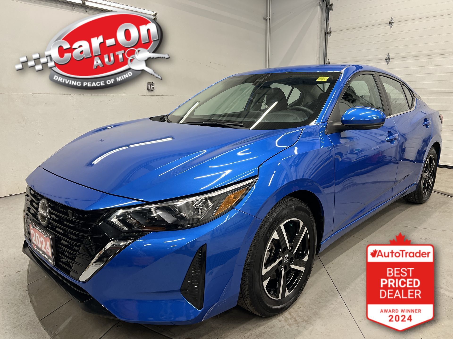 Blue 2024 Nissan Sentra Sedan Front-Wheel Drive Automatic
