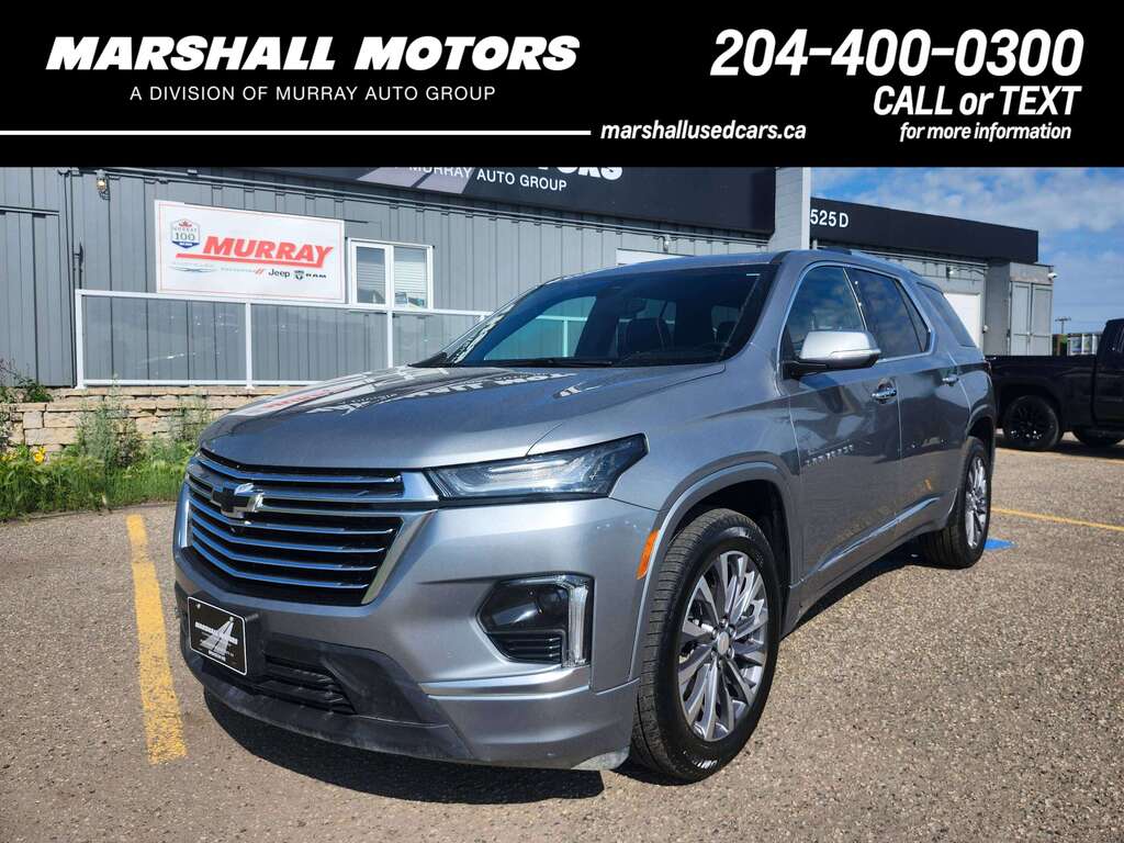 Gray (Sterling Grey Metallic) 2023 Chevrolet Traverse SUV / Crossover Four-Wheel Drive 9-Speed Automatic