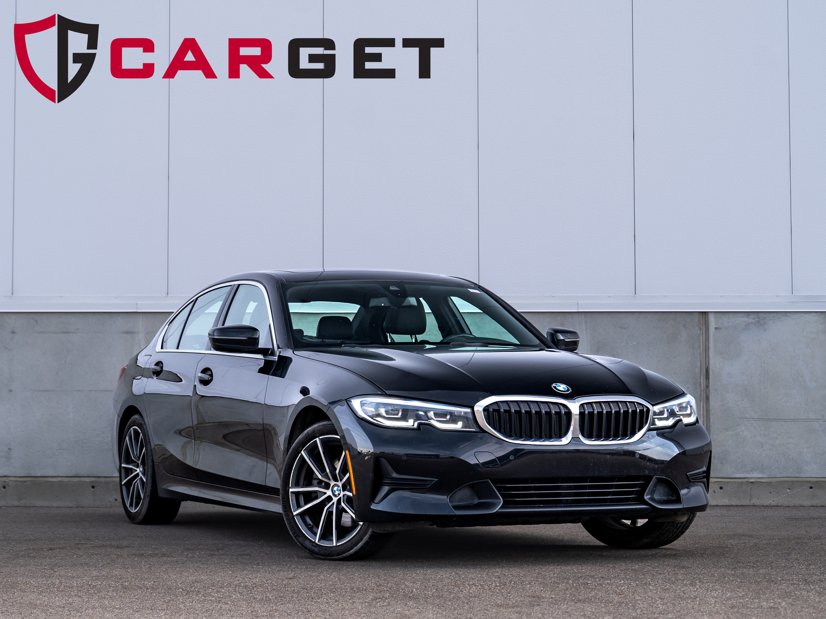 Black 2021 BMW 3 Series Sedan All-Wheel Drive 8-Speed Automatic