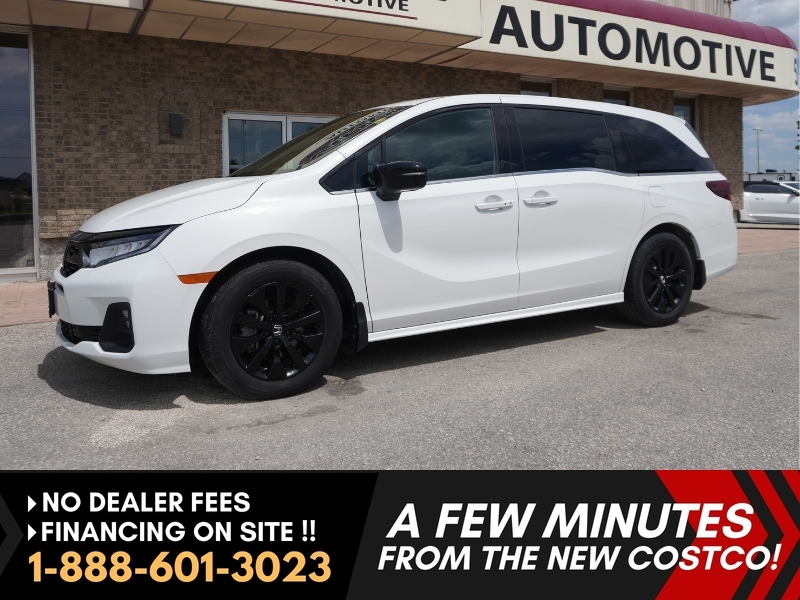 White 2025 Honda Odyssey Minivan Front-Wheel Drive Automatic