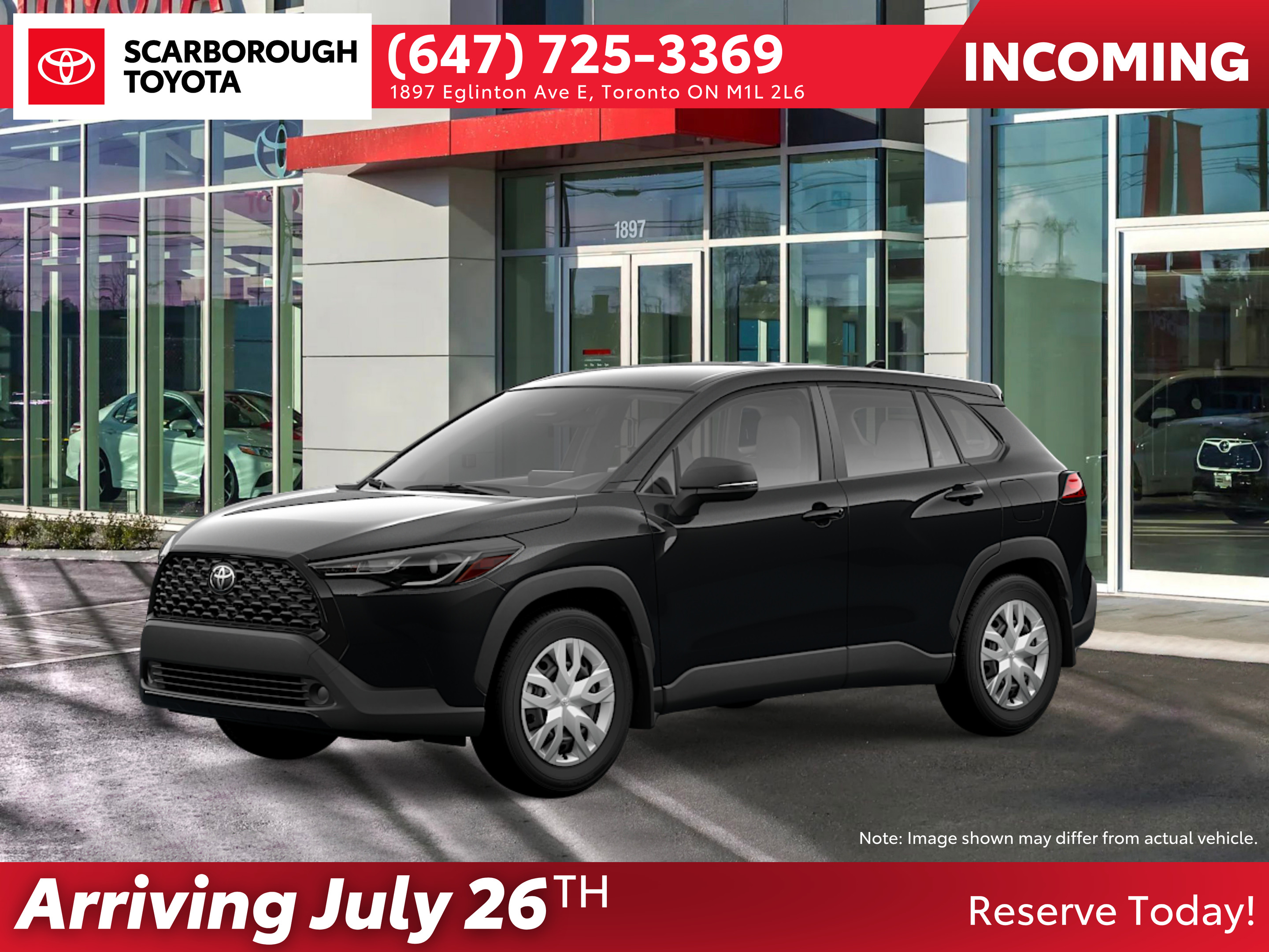 Black 2026 Toyota Corolla Cross Continuously Variable Transmission