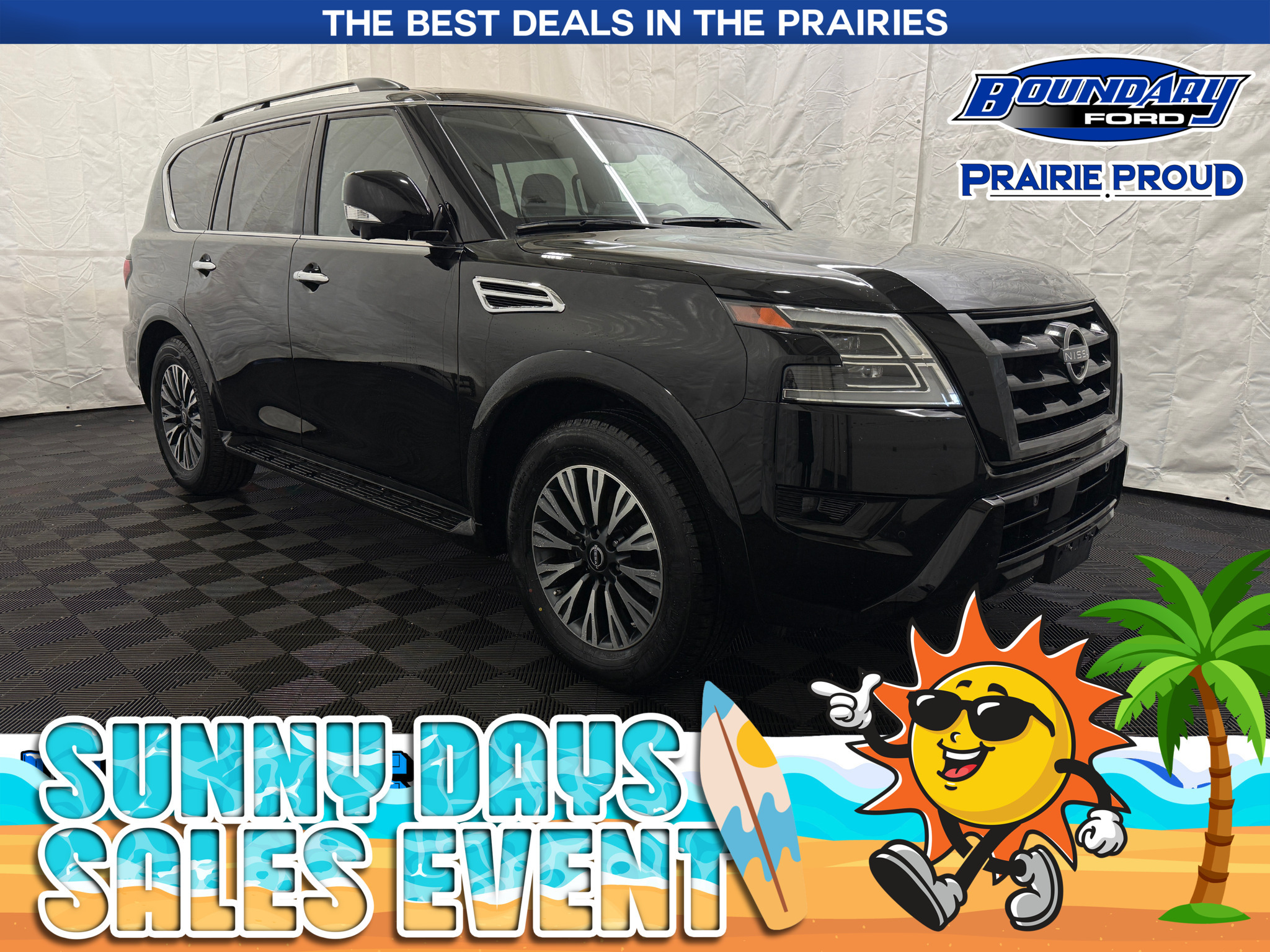 Black 2024 Nissan Armada SUV / Crossover Four-Wheel Drive Automatic