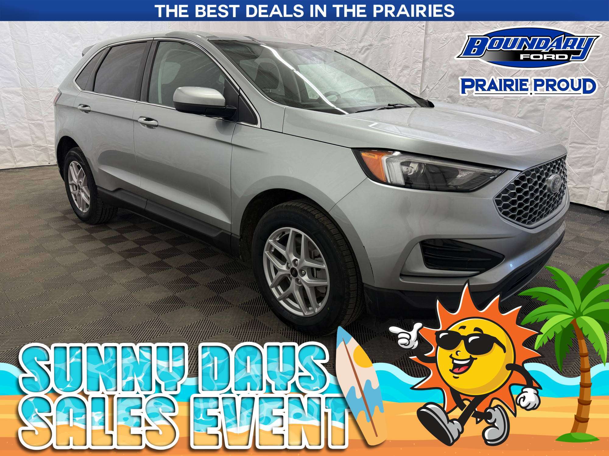 Silver 2023 Ford Edge SUV / Crossover All-Wheel Drive 8-Speed Automatic