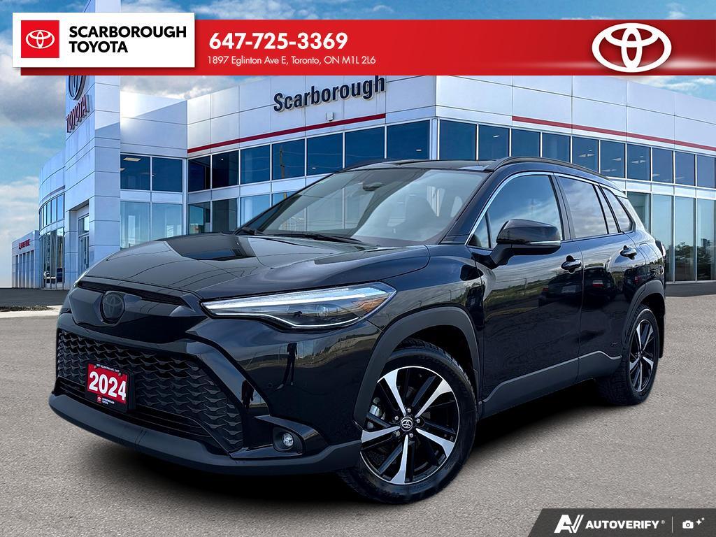 Black 2024 Toyota Corolla Cross Hybrid SUV / Crossover All-Wheel Drive Continuously Variable Transmission