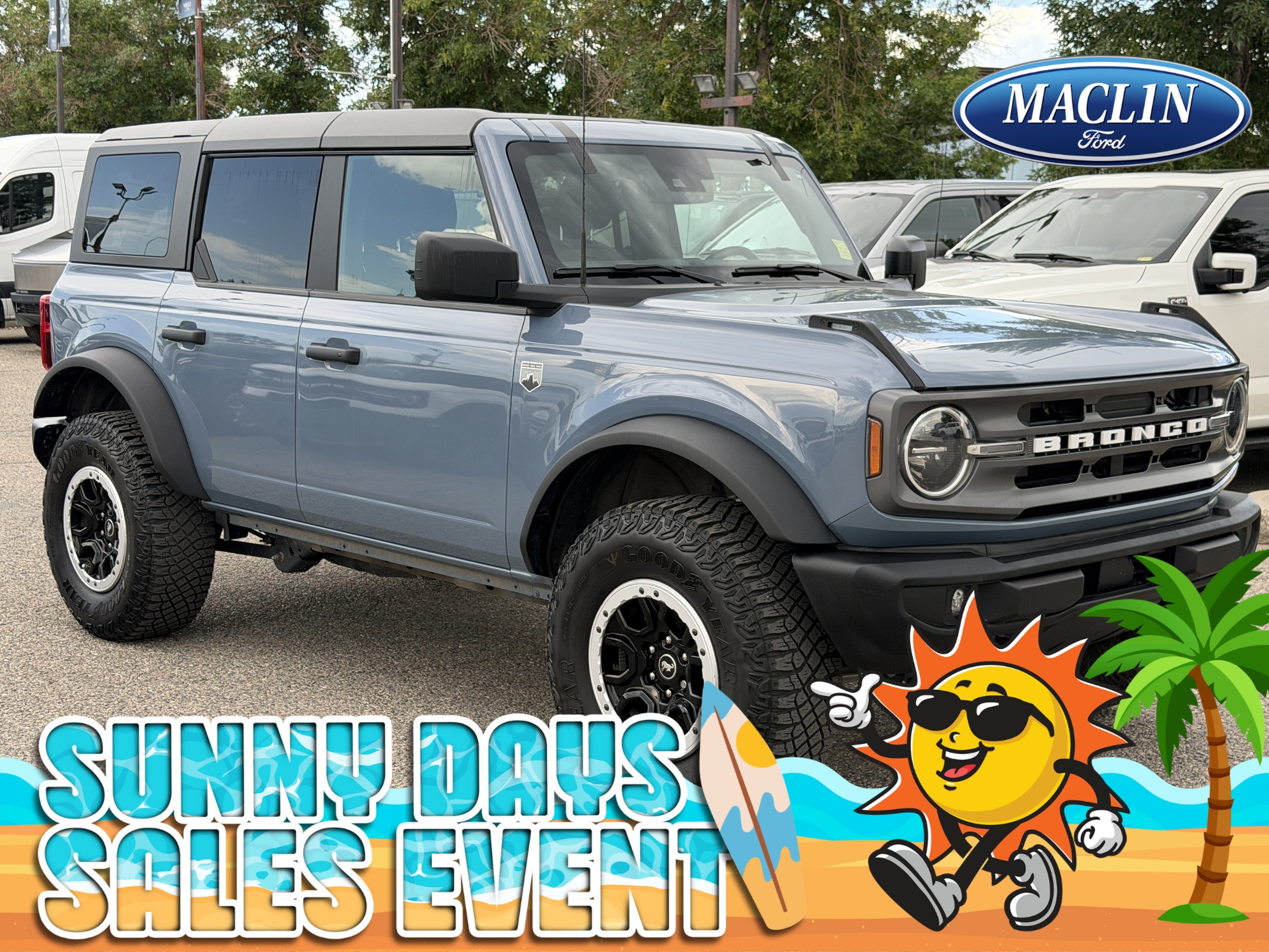 Gray 2024 Ford Bronco SUV / Crossover Four-Wheel Drive