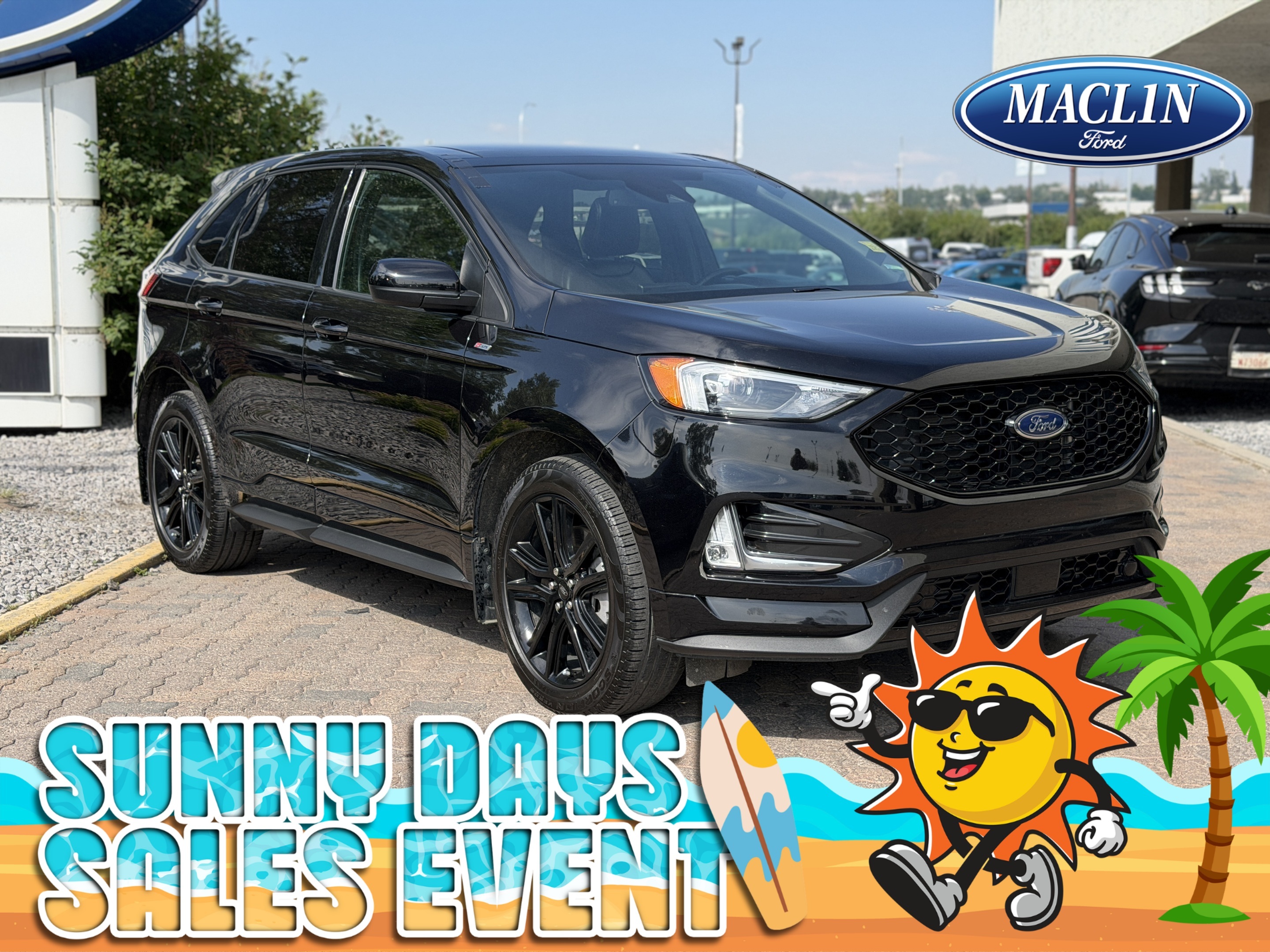 Black 2024 Ford Edge SUV / Crossover All-Wheel Drive 8-Speed Automatic