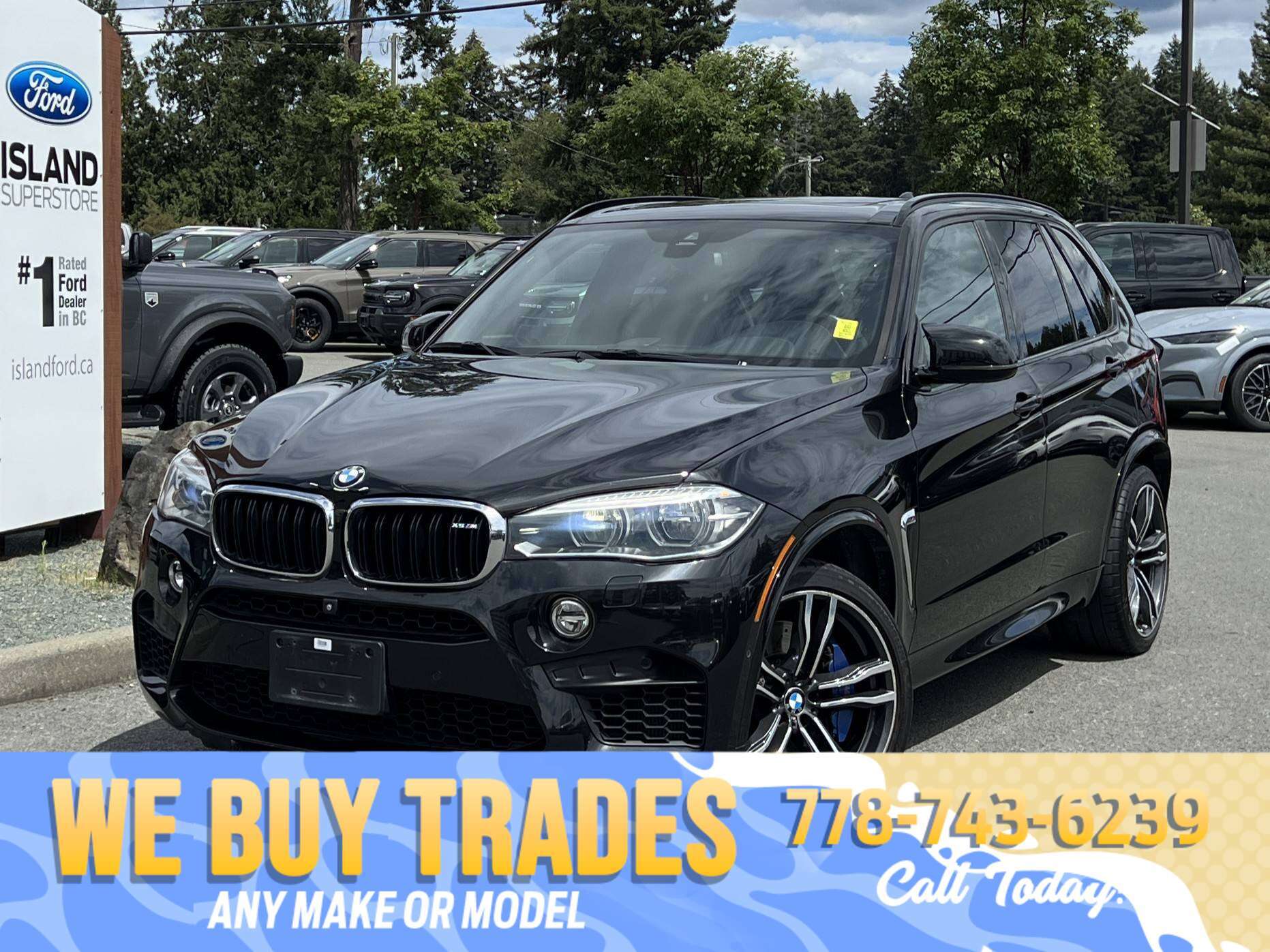 Black 2017 BMW X5 M SUV / Crossover All-Wheel Drive Automatic