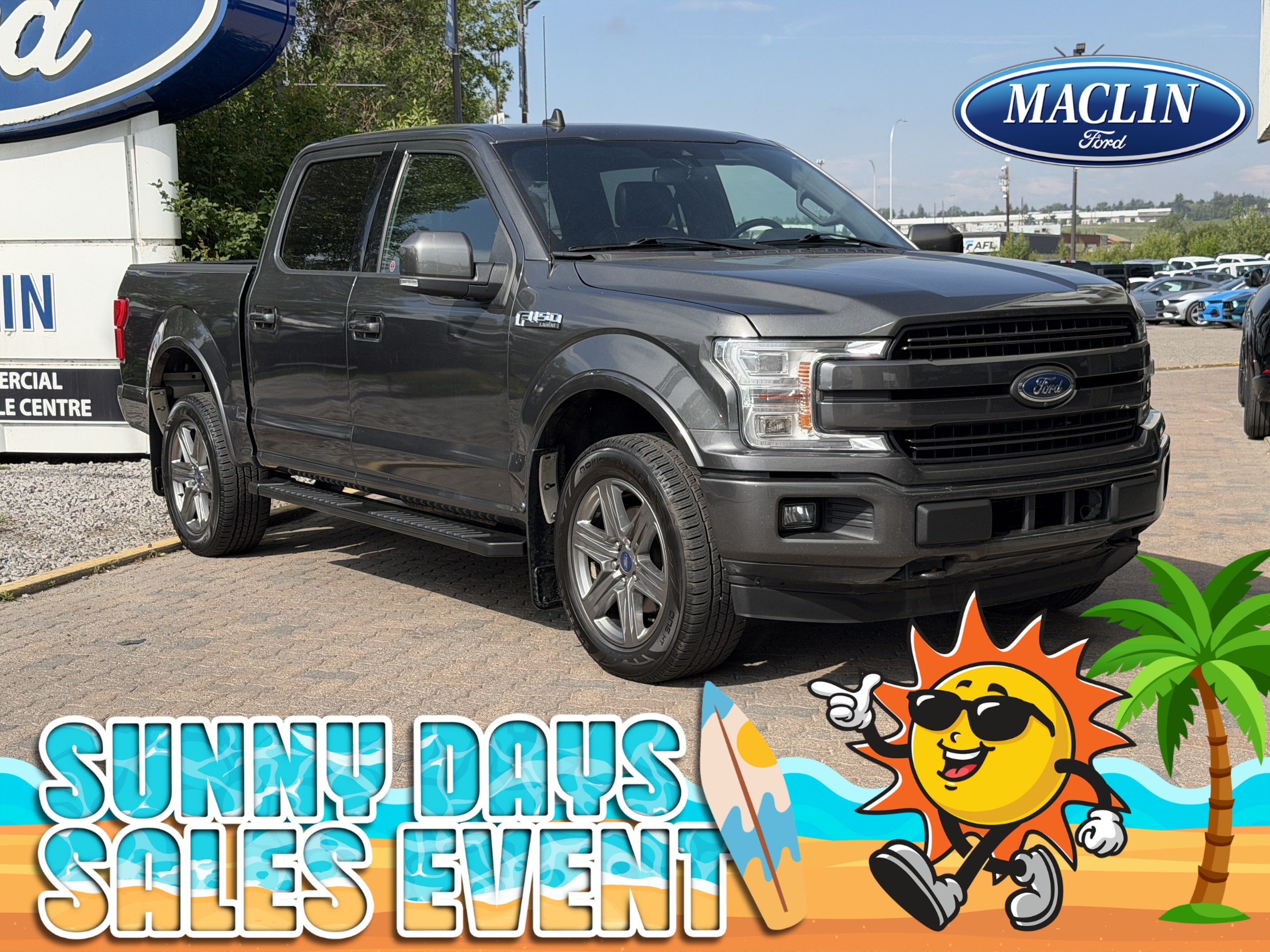 Black 2020 Ford F-150 Pickup Truck Four-Wheel Drive 10-Speed Automatic
