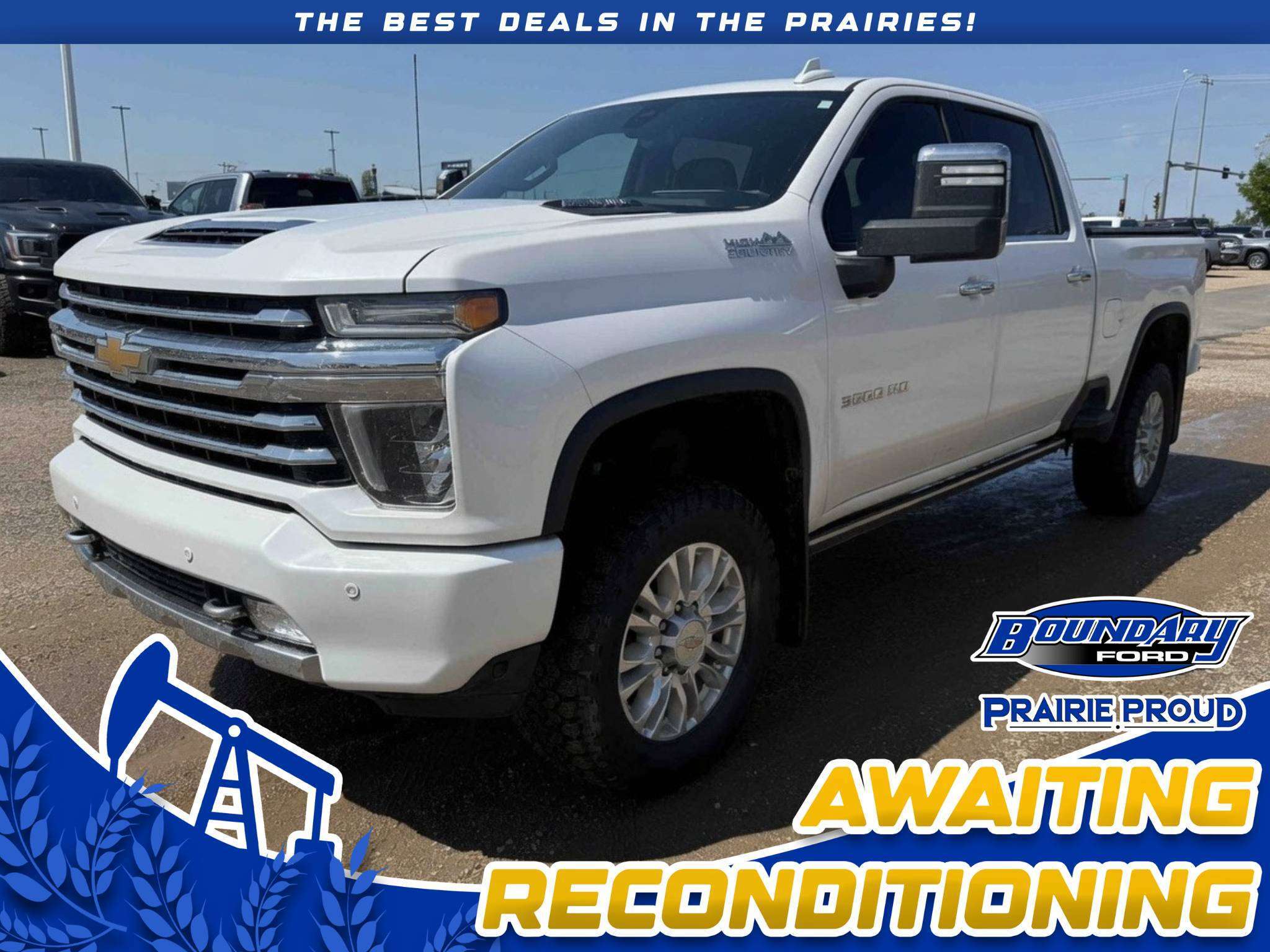 White 2022 Chevrolet Silverado 3500HD Pickup Truck Four-Wheel Drive 10-Speed Automatic