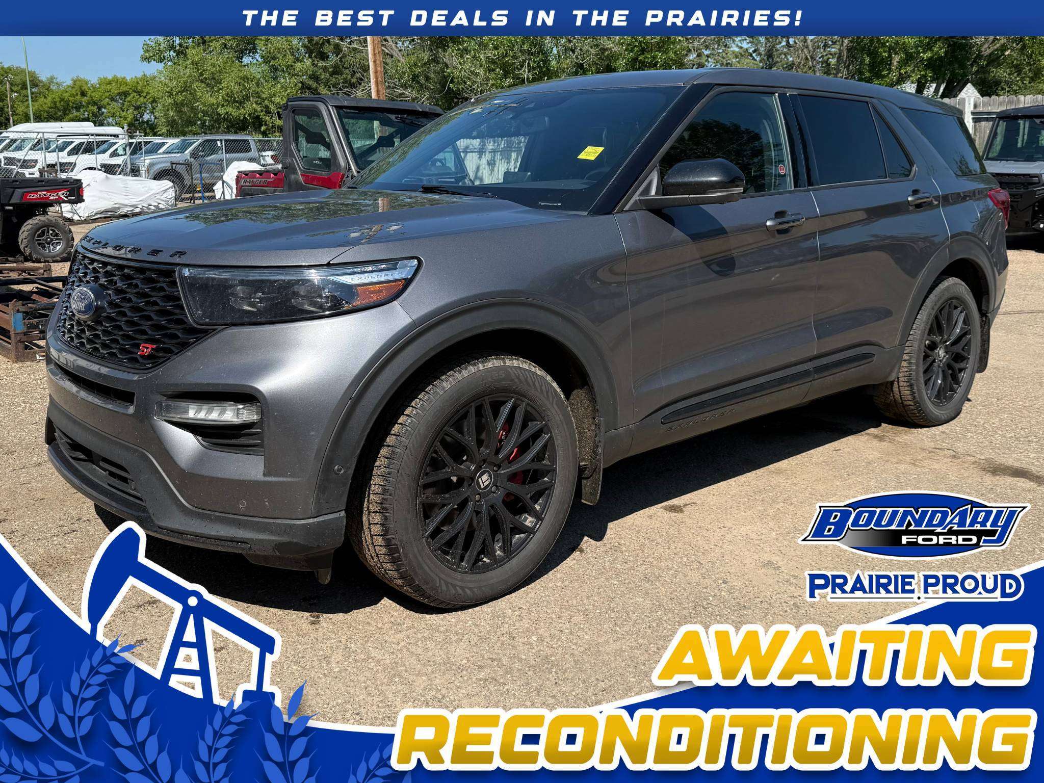 Gray 2021 Ford Explorer SUV / Crossover All-Wheel Drive Automatic