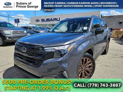 Gray 2026 Subaru Forester SUV / Crossover All-Wheel Drive Continuously Variable Transmission