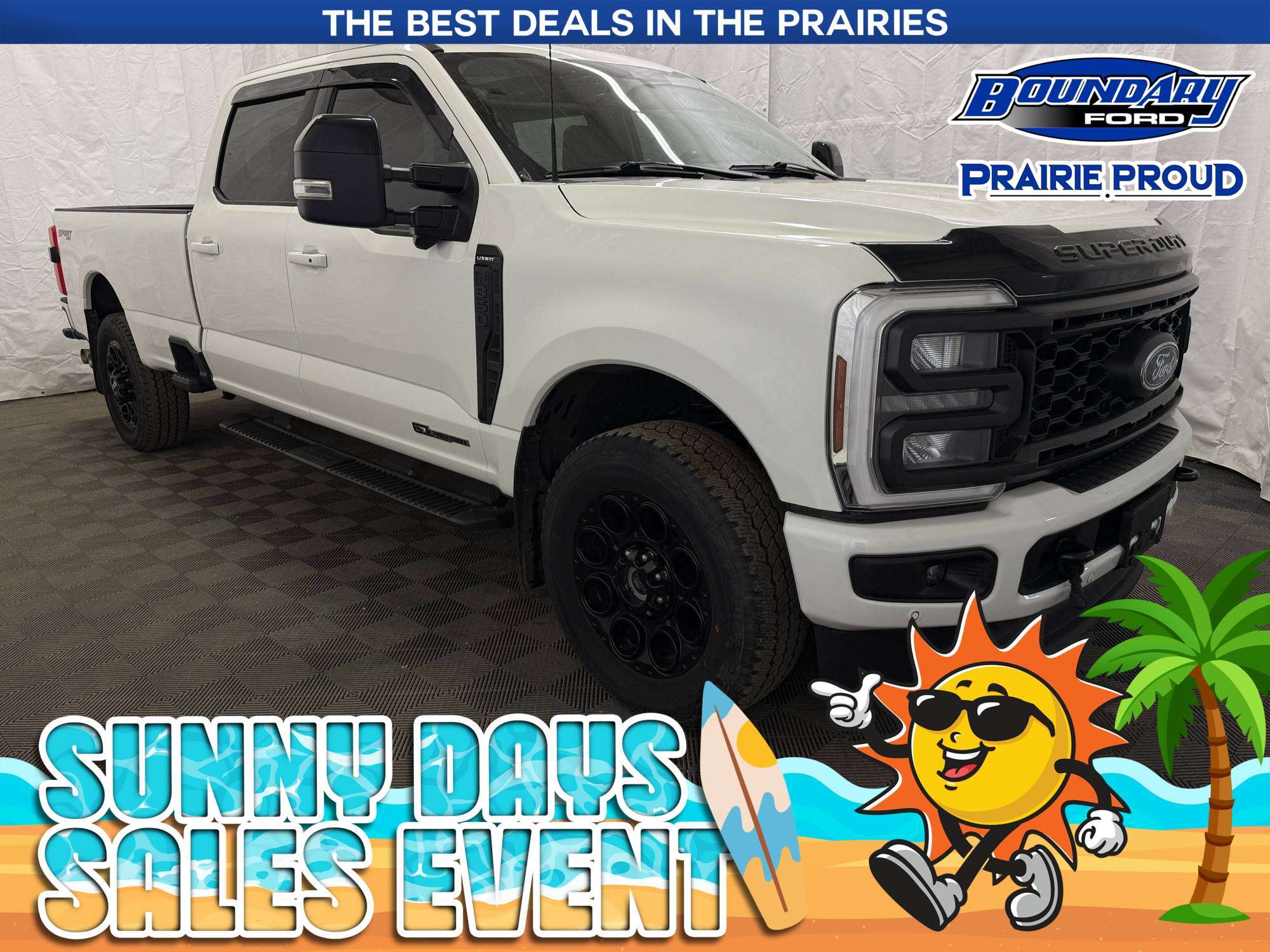 White 2024 Ford F-350 Super Duty Pickup Truck Four-Wheel Drive Automatic