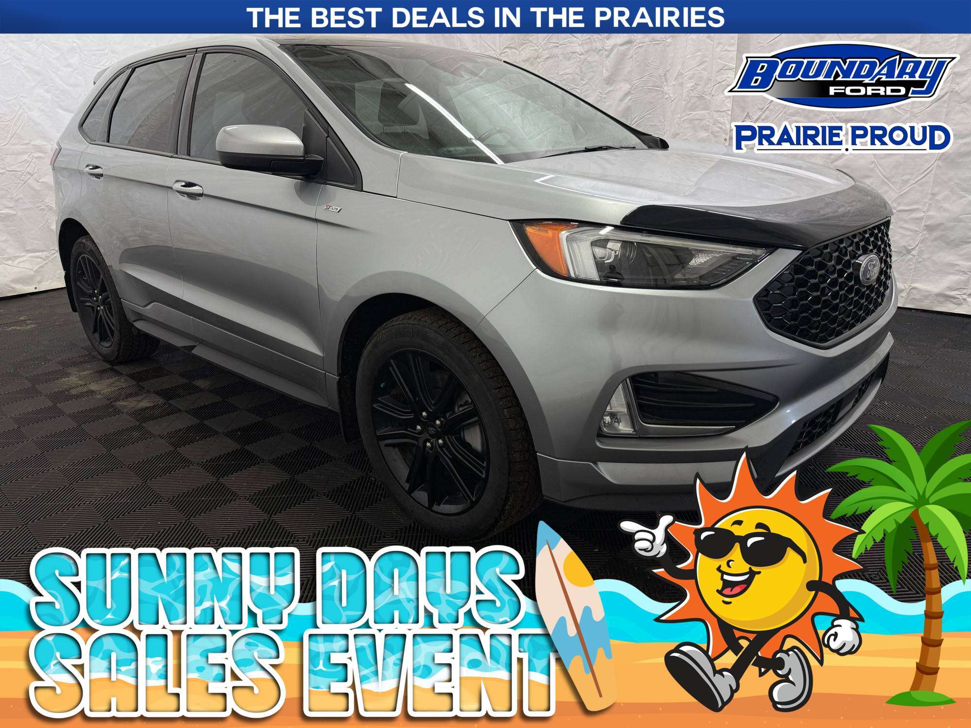 Silver 2022 Ford Edge SUV / Crossover All-Wheel Drive 8-Speed Automatic