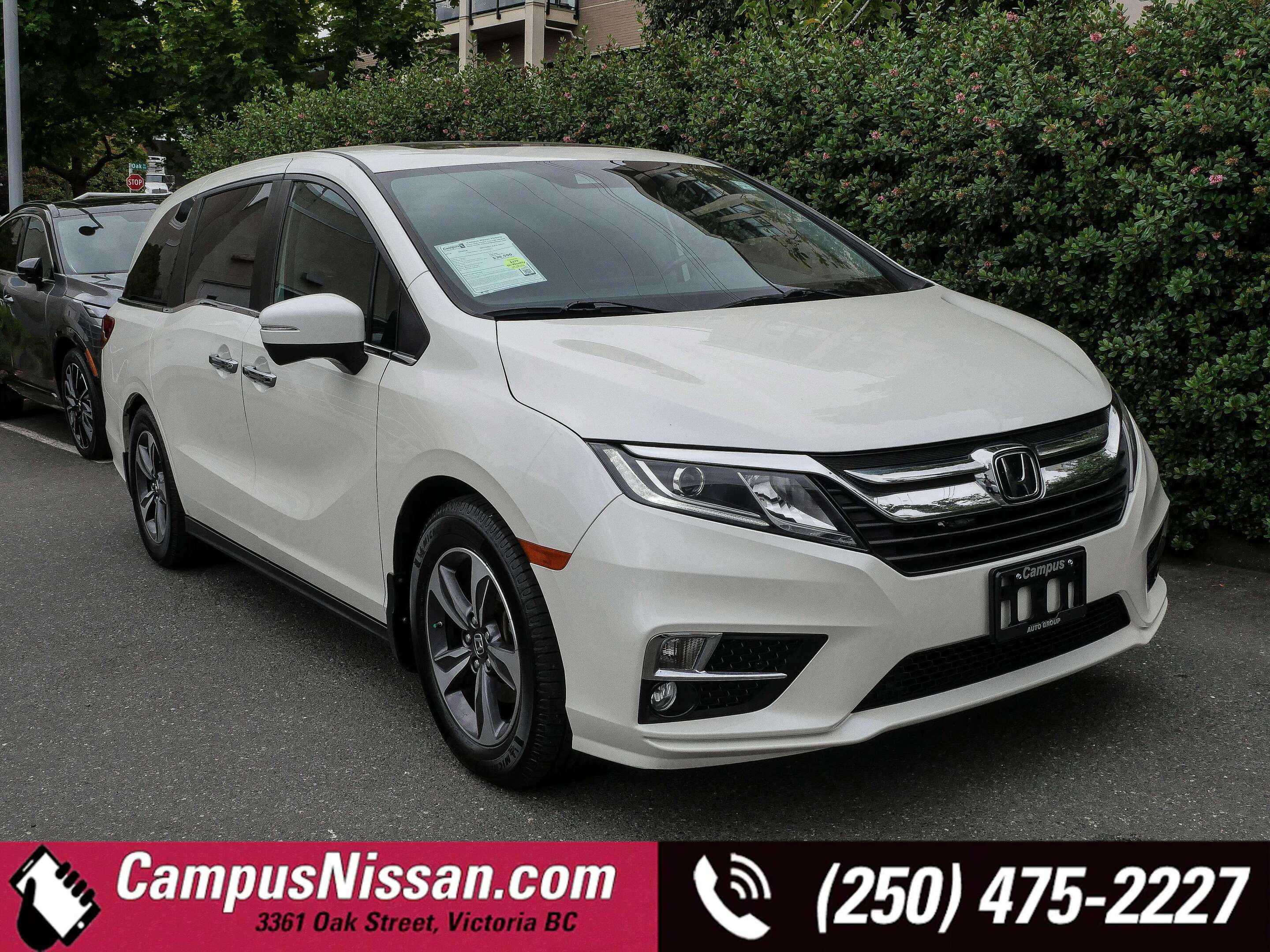 White 2018 Honda Odyssey Minivan 9-Speed Automatic