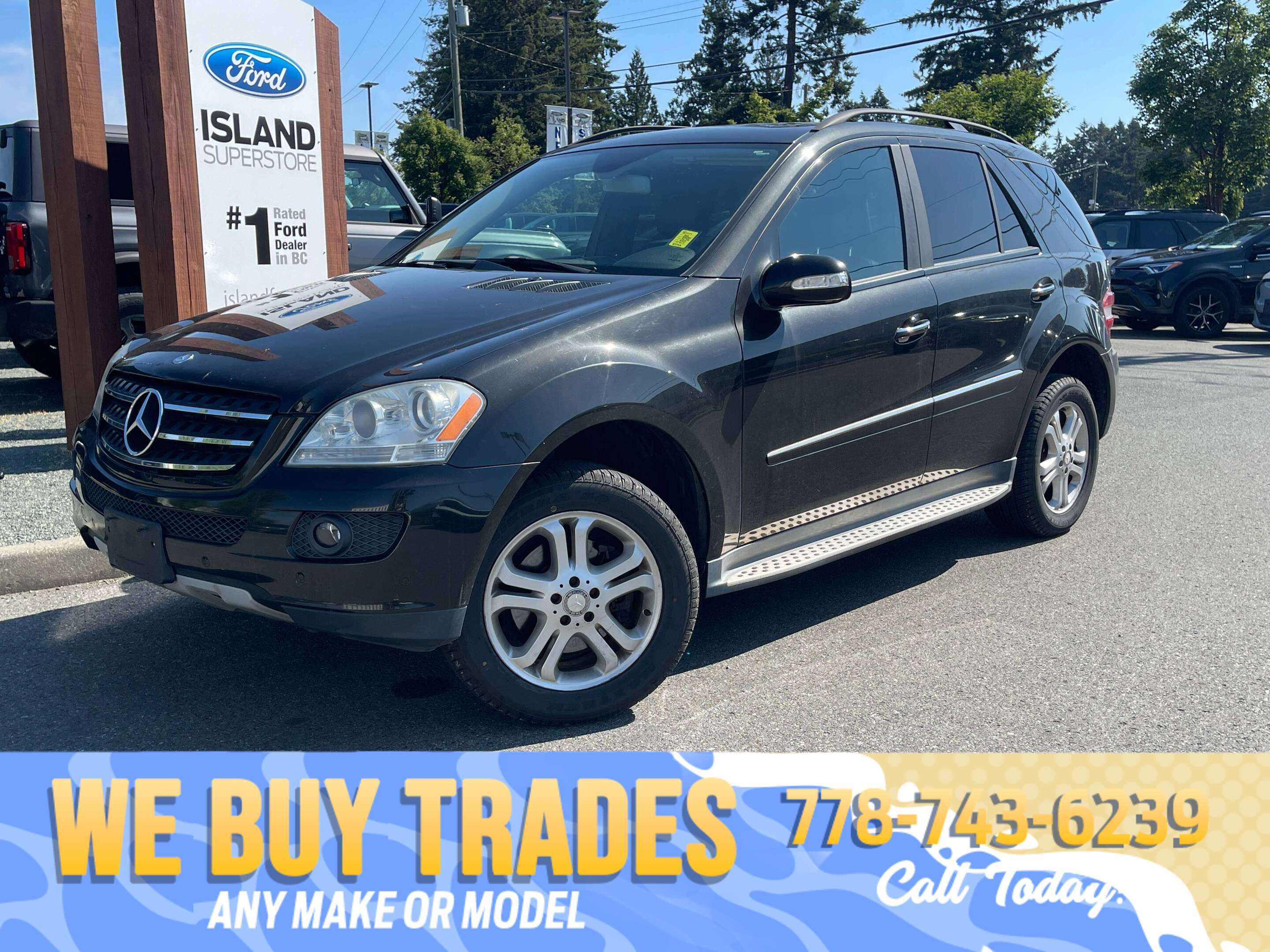 Black 2008 Mercedes-Benz M-Class SUV / Crossover All-Wheel Drive Automatic