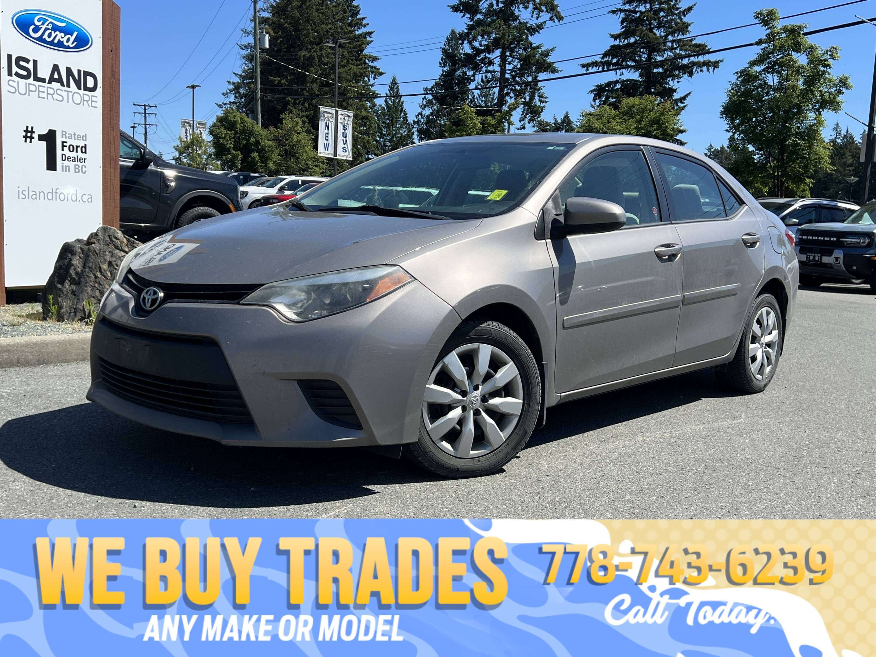 Silver 2014 Toyota Corolla Sedan Automatic