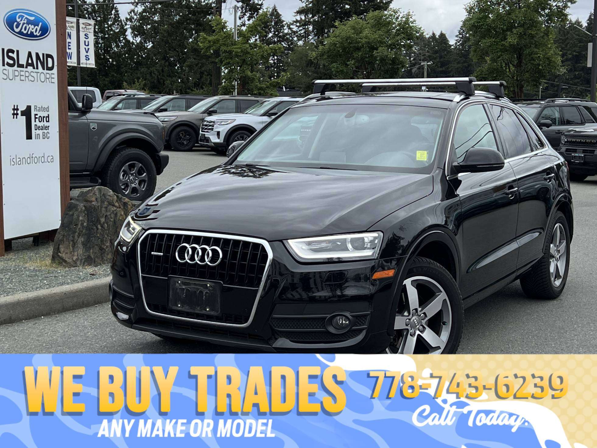 Black 2015 Audi Q3 SUV / Crossover Automatic