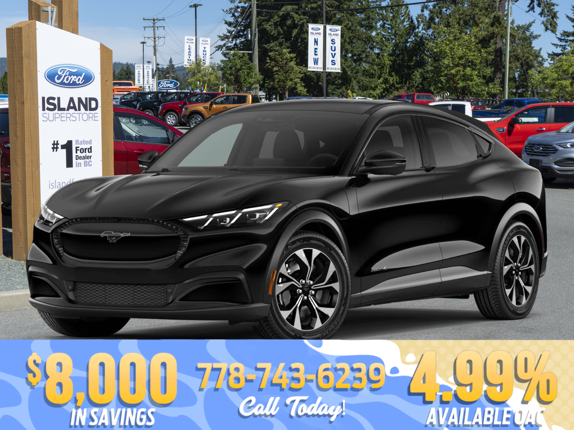 Black 2026 Ford Mustang Mach-E SUV / Crossover All-Wheel Drive 1-Speed Automatic