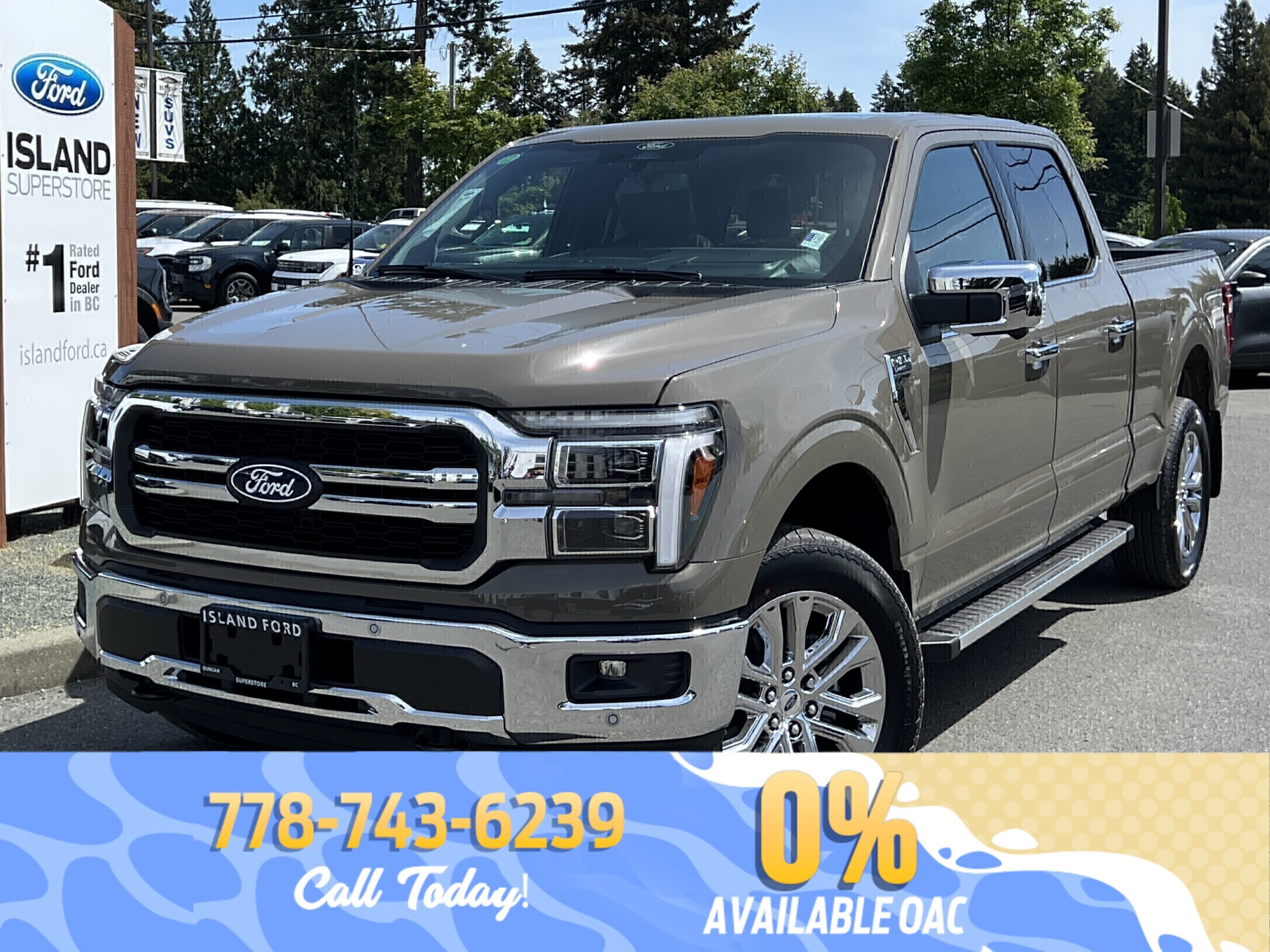 Gray 2026 Ford F-150 Pickup Truck Four-Wheel Drive Automatic