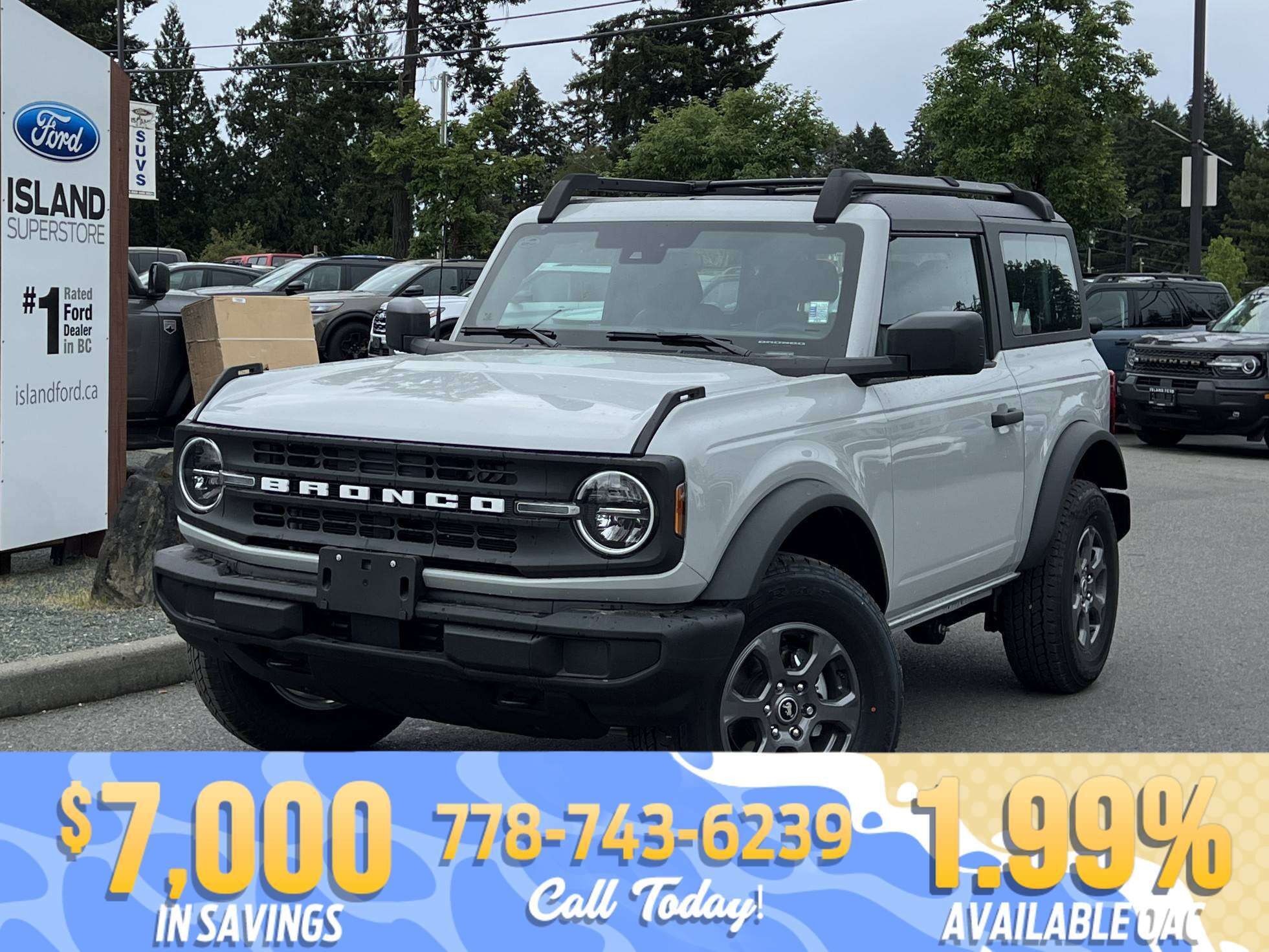 Gray 2026 Ford Bronco SUV / Crossover Four-Wheel Drive 7-Speed Manual