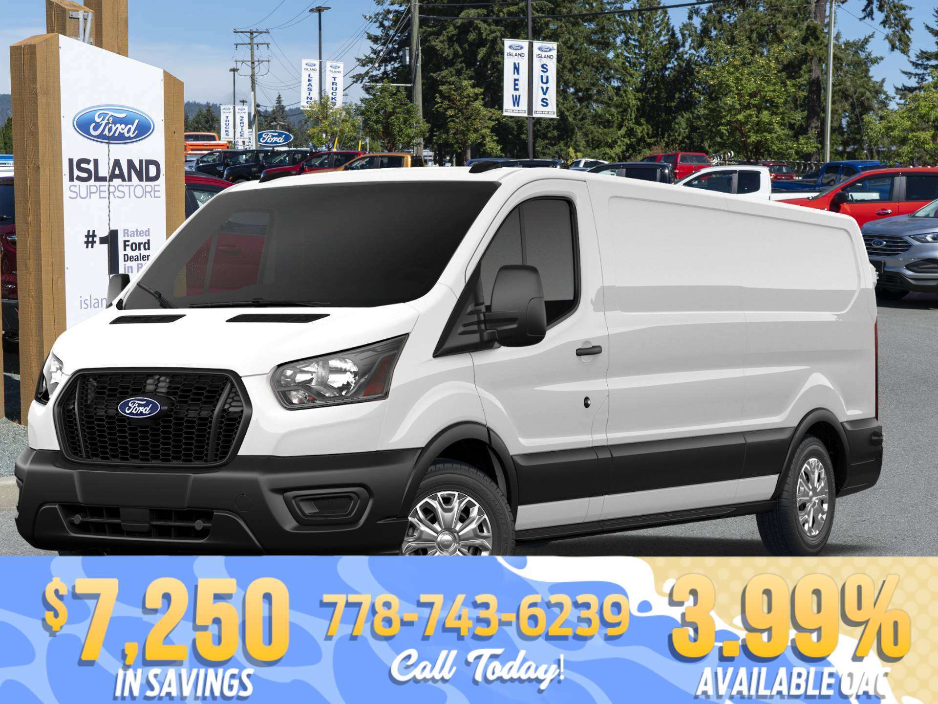 White 2026 Ford Transit Cargo Van Rear-Wheel Drive Automatic