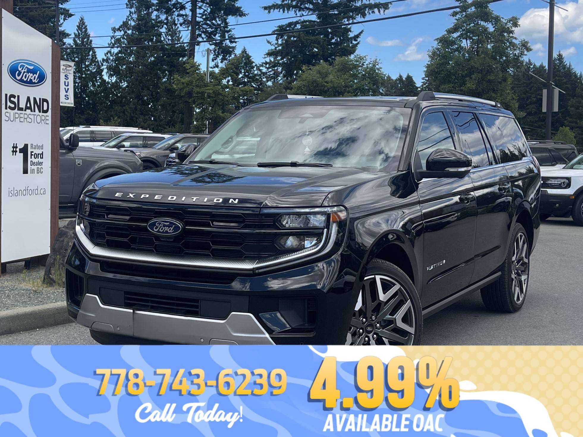 Black 2026 Ford Expedition SUV / Crossover Four-Wheel Drive Automatic