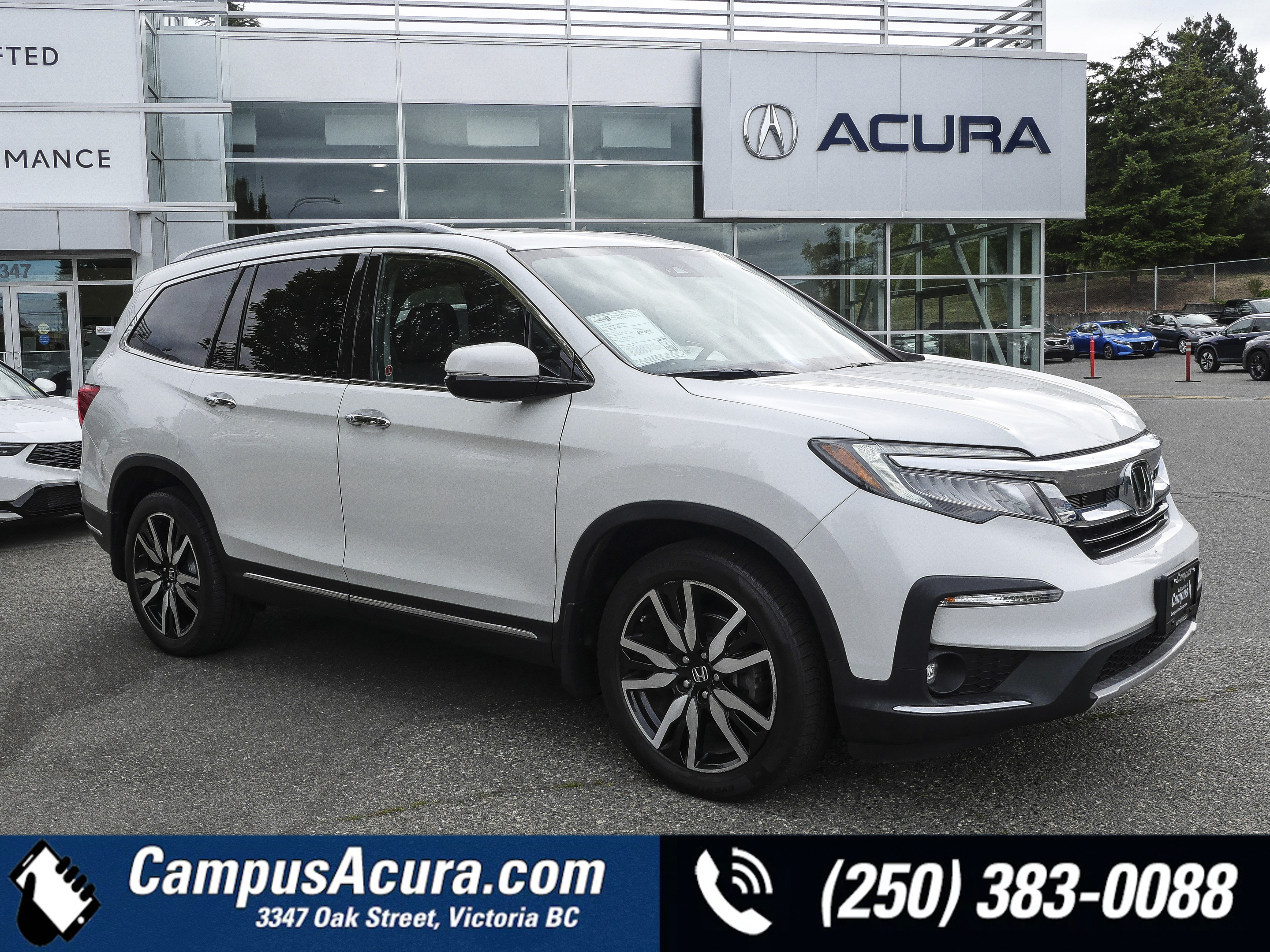 White 2021 Honda Pilot SUV / Crossover All-Wheel Drive 9-Speed Automatic