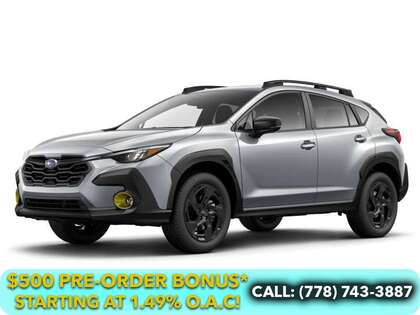 Silver 2026 Subaru Crosstrek SUV / Crossover Continuously Variable Transmission