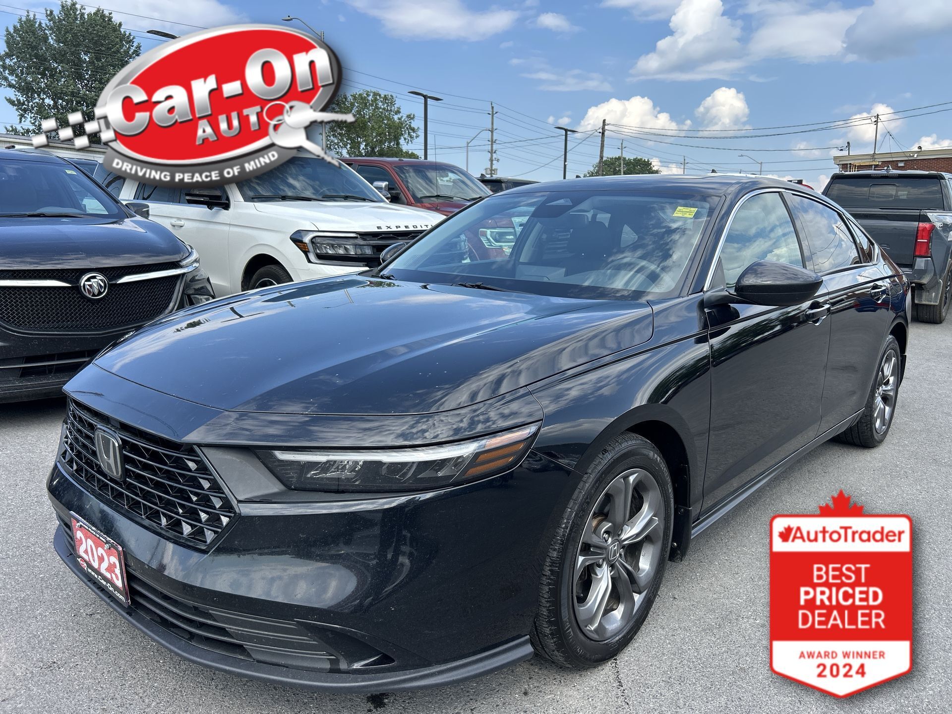 Black 2023 Honda Accord Sedan Front-Wheel Drive Automatic
