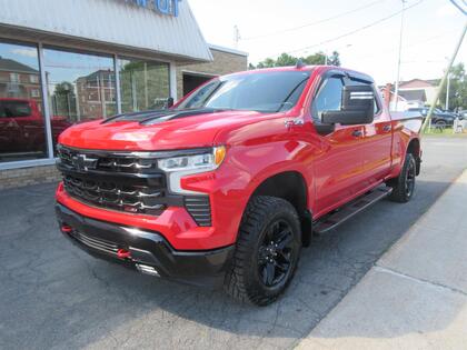 Red 2024 Chevrolet Silverado 1500 Pickup Truck Four-Wheel Drive Automatic