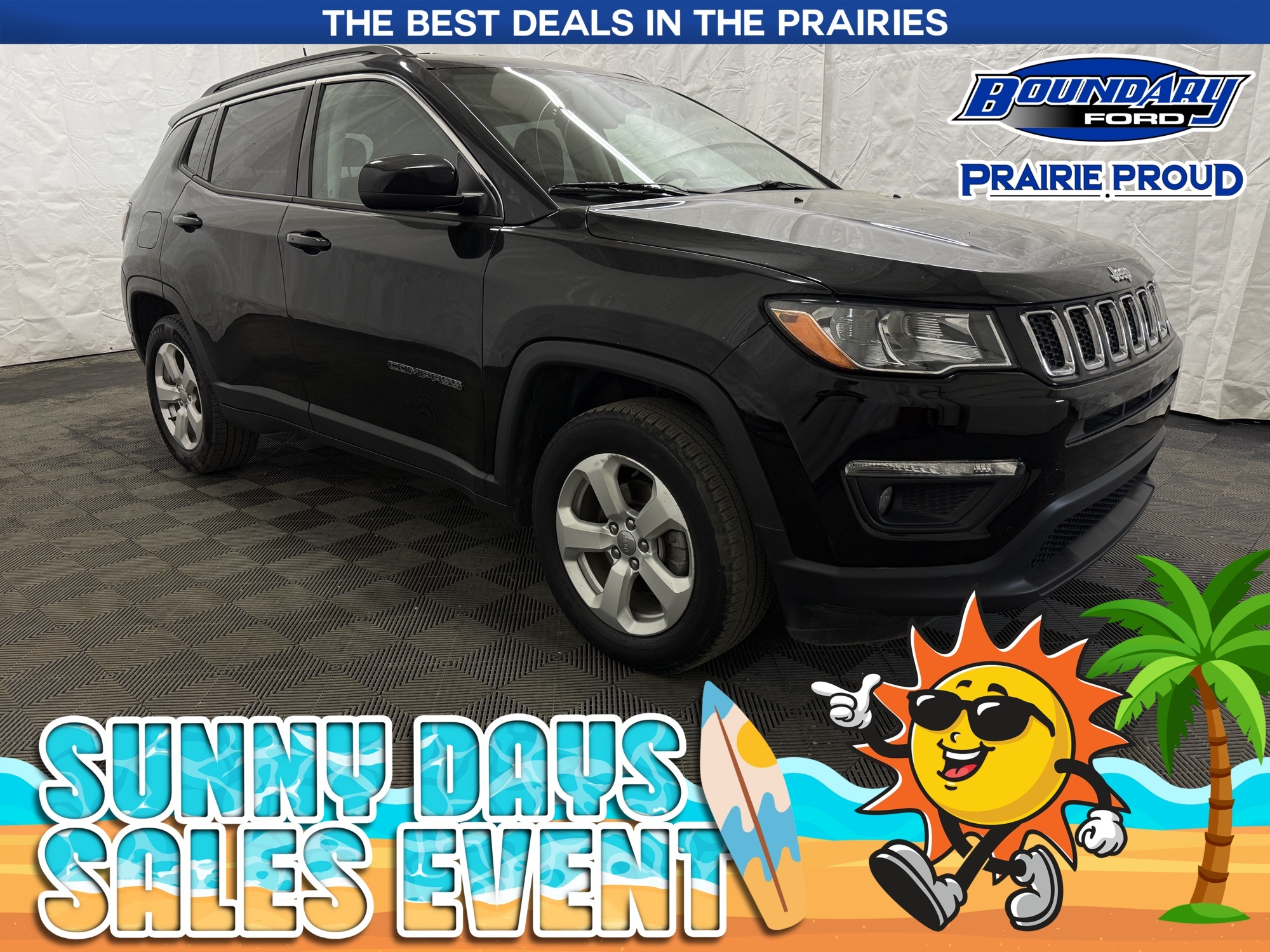 Black 2018 Jeep Compass SUV / Crossover 9-Speed Automatic