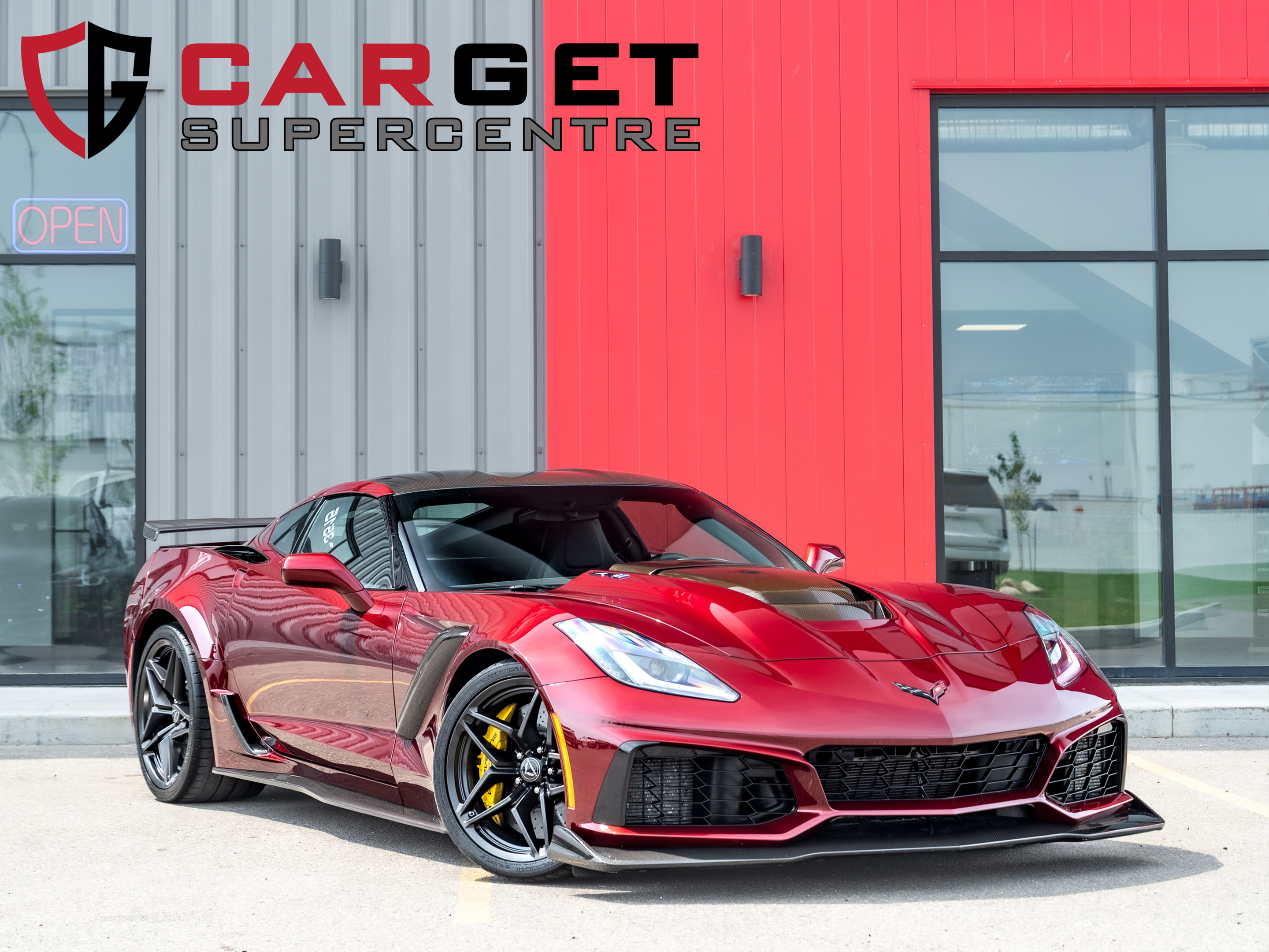 Red 2019 Chevrolet Corvette Coupe Rear-Wheel Drive 8-Speed Automatic