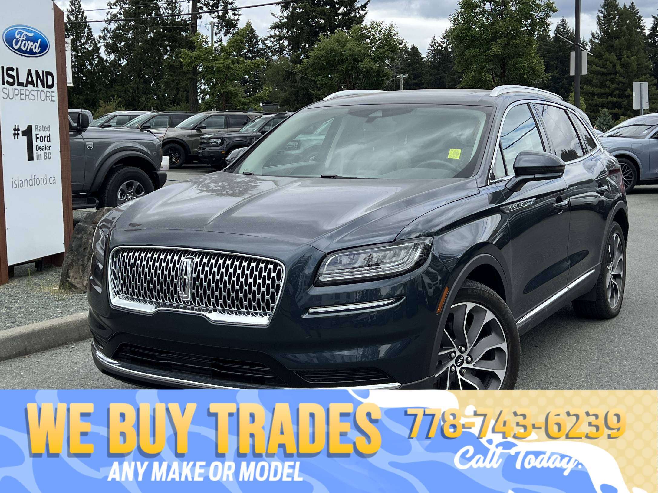 Blue 2022 Lincoln Nautilus SUV / Crossover All-Wheel Drive Automatic