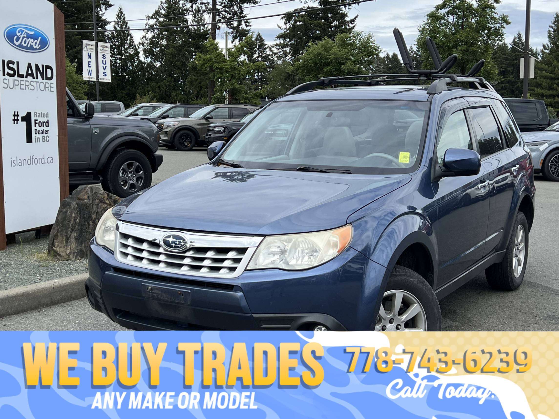 Blue 2011 Subaru Forester SUV / Crossover All-Wheel Drive Automatic