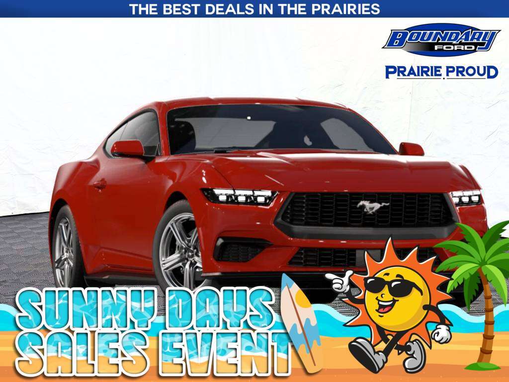 Red 2026 Ford Mustang Coupe Rear-Wheel Drive Automatic