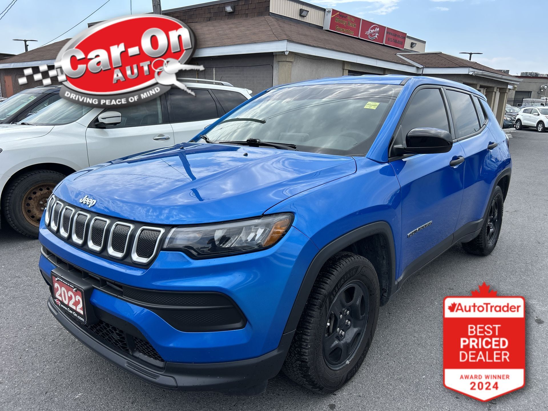 Blue 2022 Jeep Compass SUV / Crossover Front-Wheel Drive Automatic